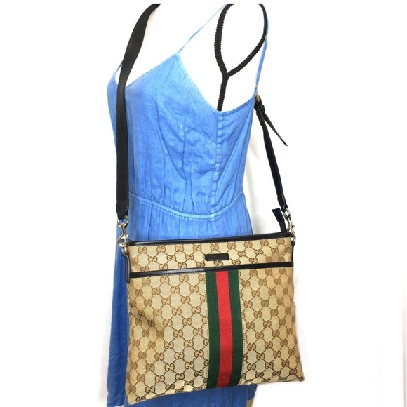 Authentic Gucci unisex messenger bag - Picture 1 of 16